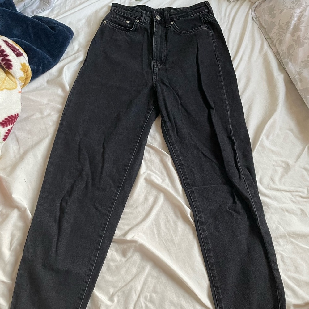 Black High Rise Jeans H&M -S:2